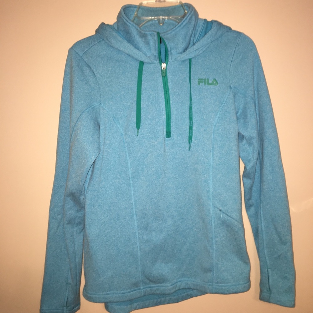 Light blue Fila sport sweatshirt